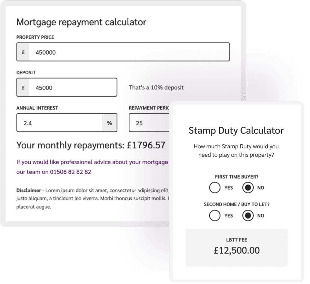 Mortgage & Stamp Duty Calculator