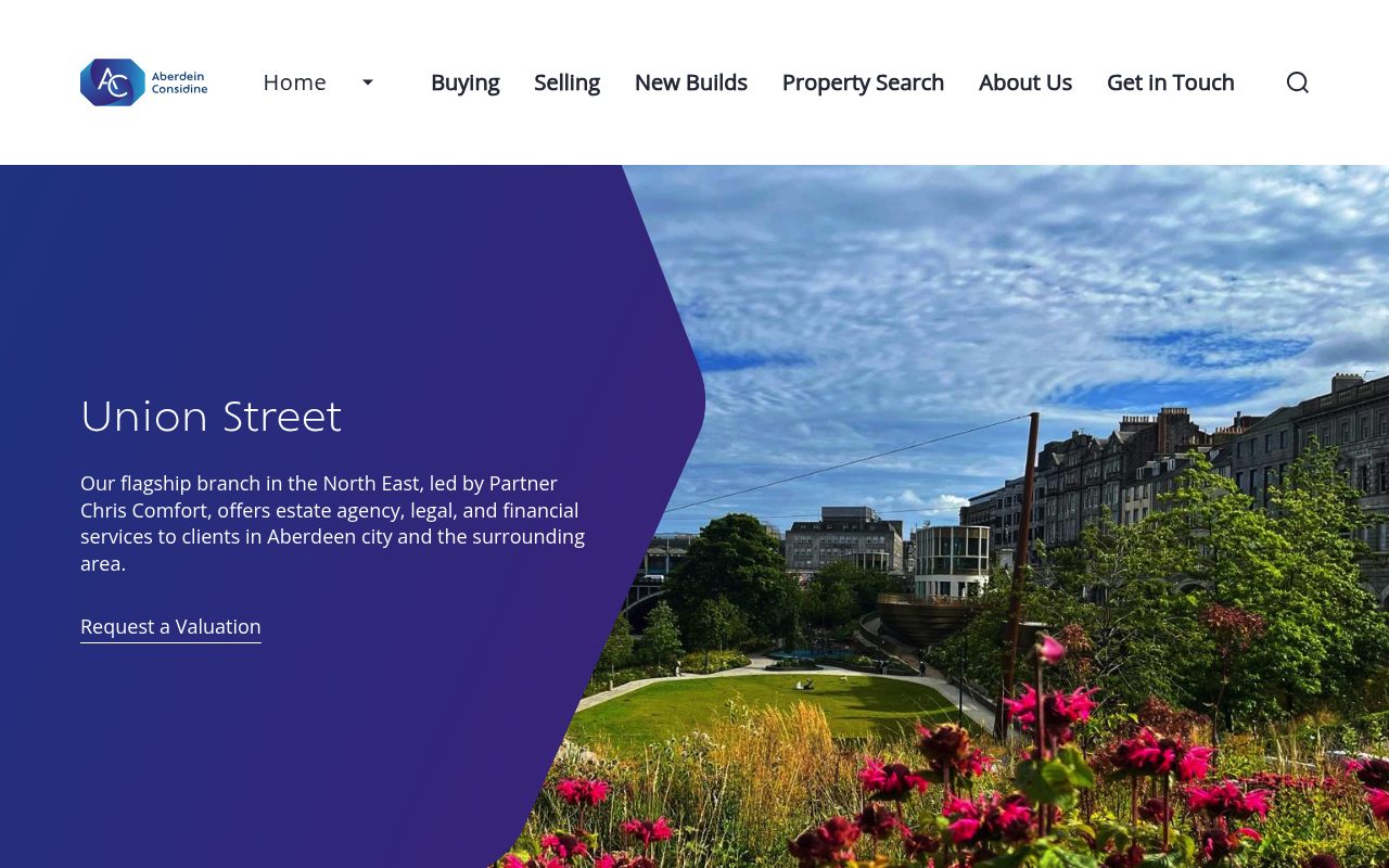 Aberdein Considine website screenshot