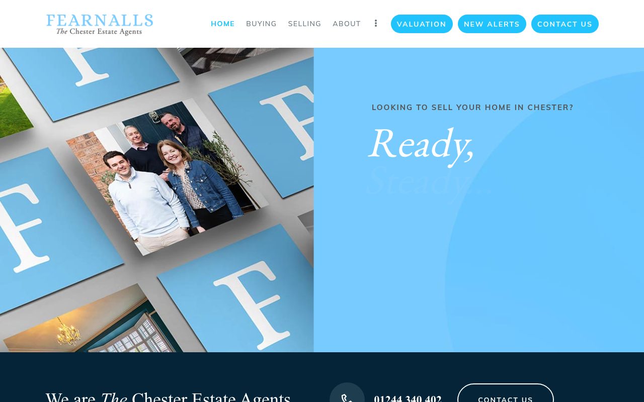 Fearnalls - The Chester Estate Agents website screenshot