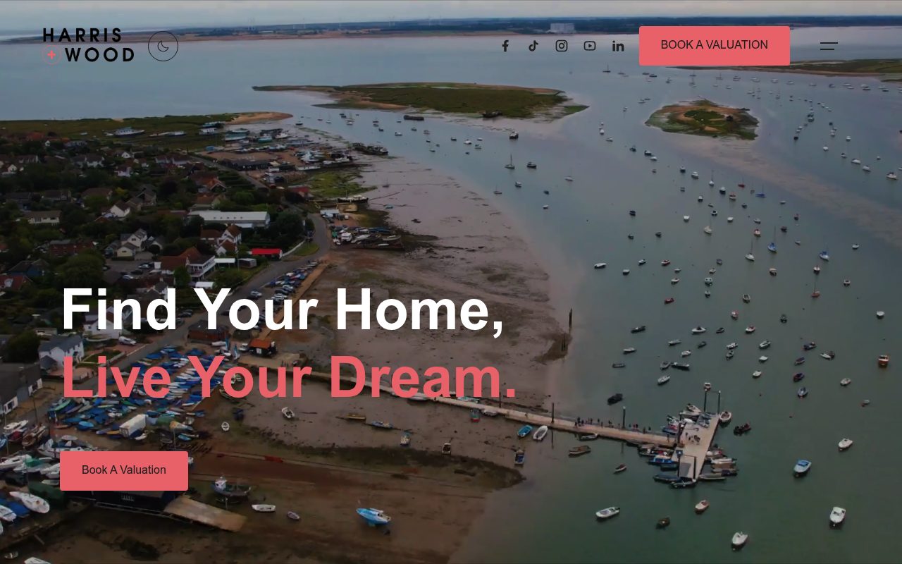 Harris & Wood website screenshot