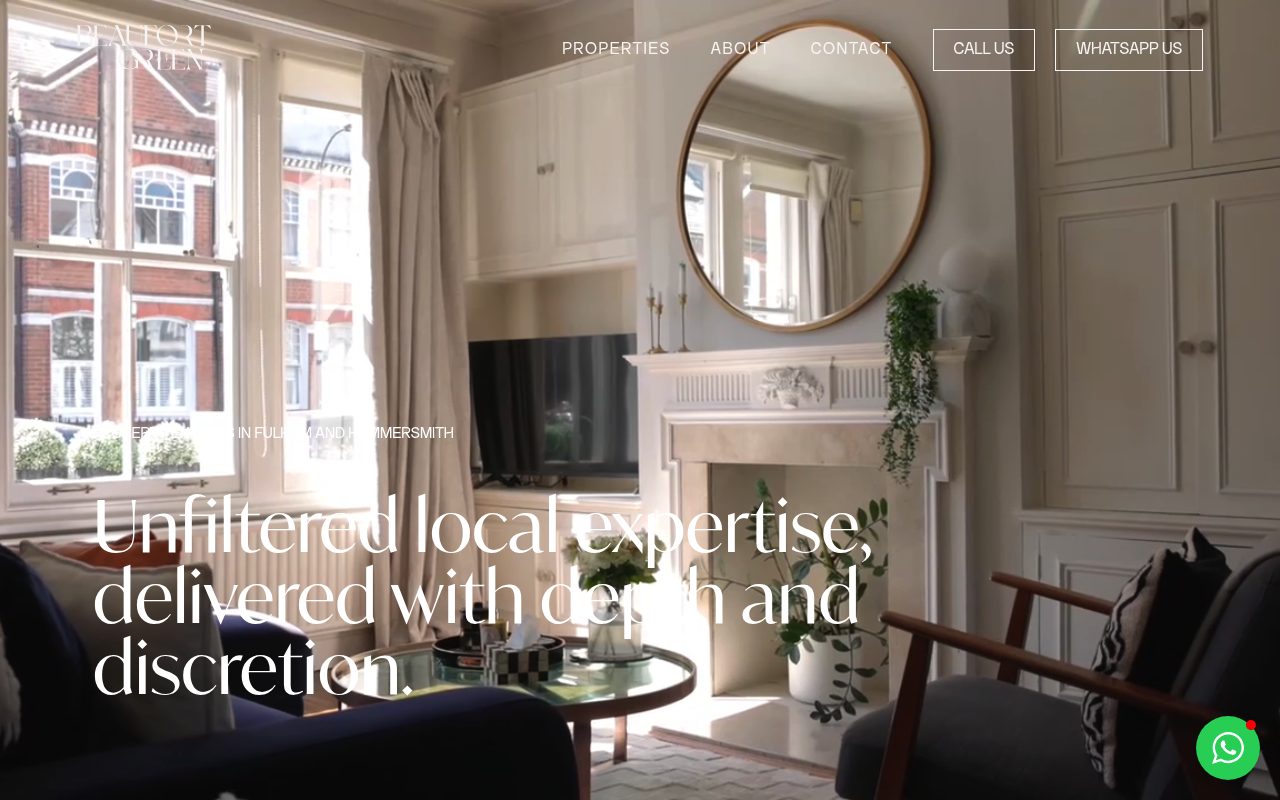 Beaufort Green Estate Agency website screenshot