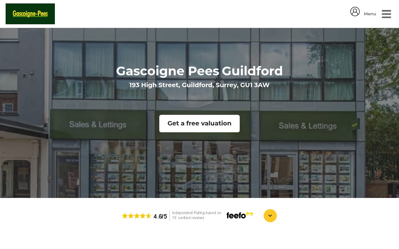 Gascoigne-Pees Sales and Letting Agents Guildford website screenshot