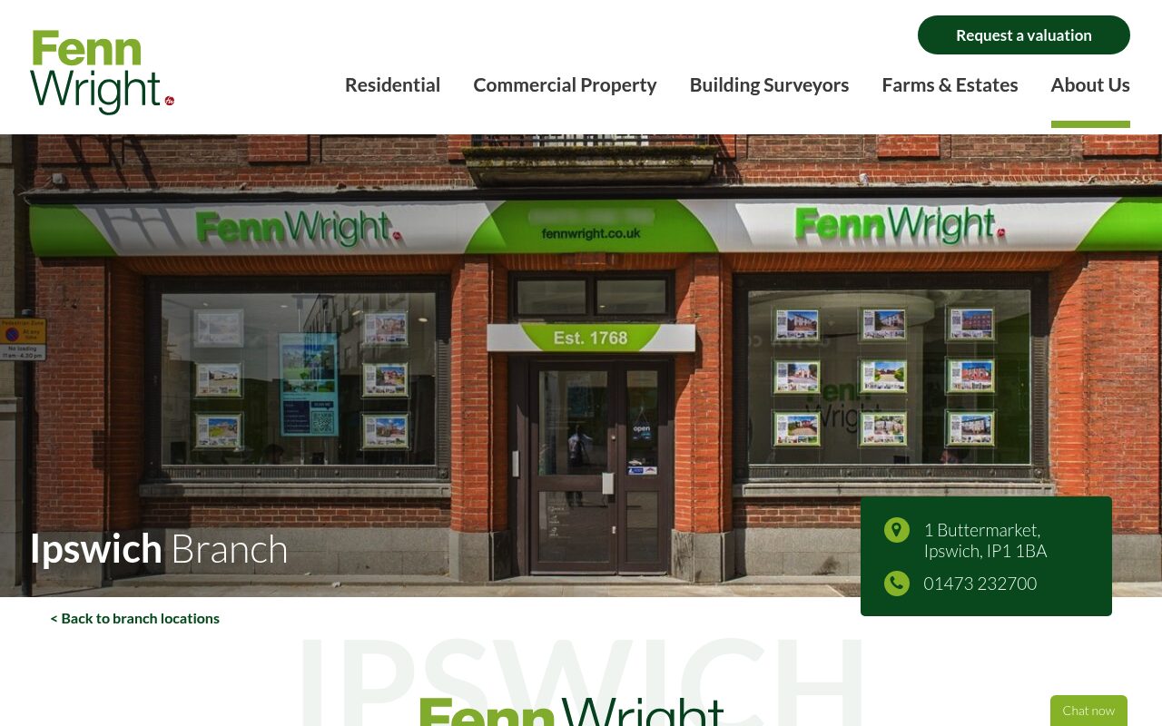 Fenn Wright Ipswich website screenshot
