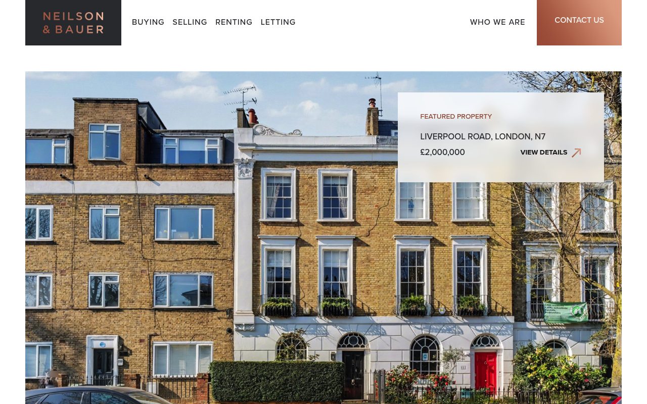 Neilson & Bauer Estate Agents website screenshot