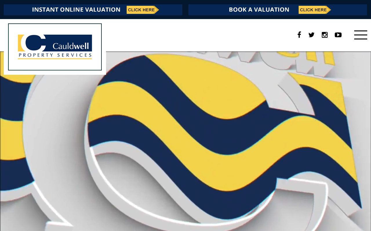 Cauldwell Property Services website screenshot