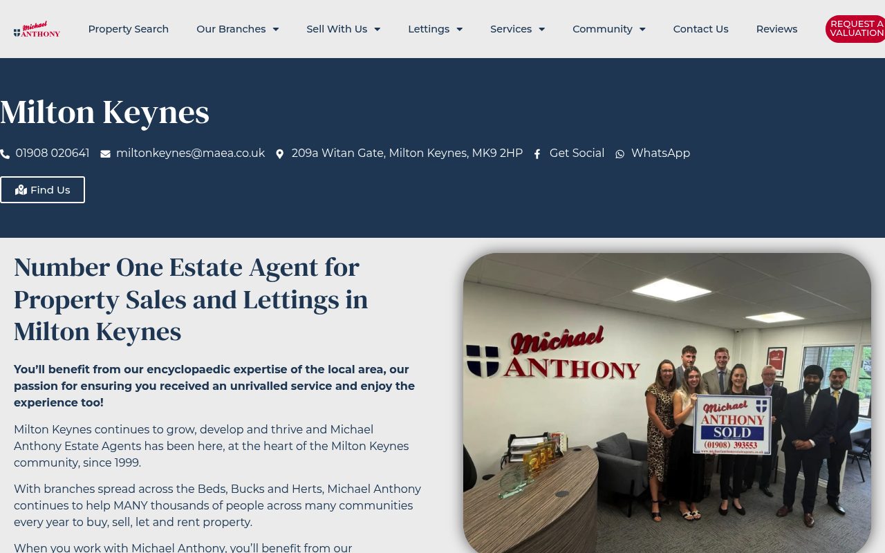 Michael Anthony website screenshot