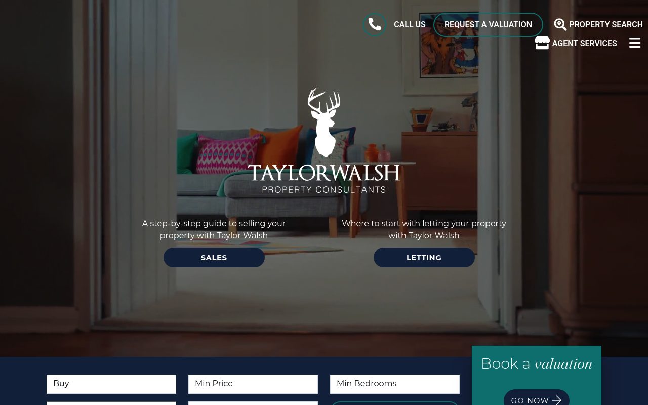 Taylor Walsh Property Consultants Ltd website screenshot