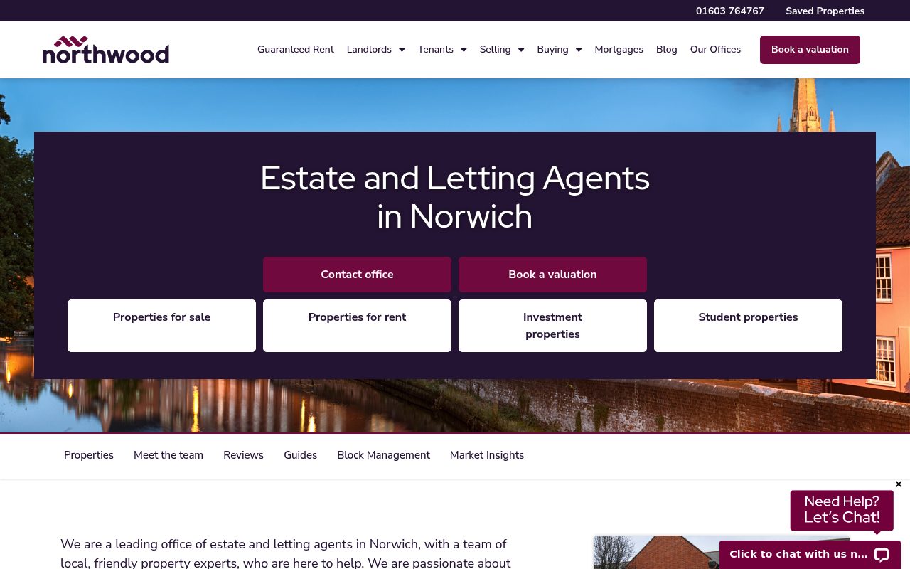 Northwood website screenshot