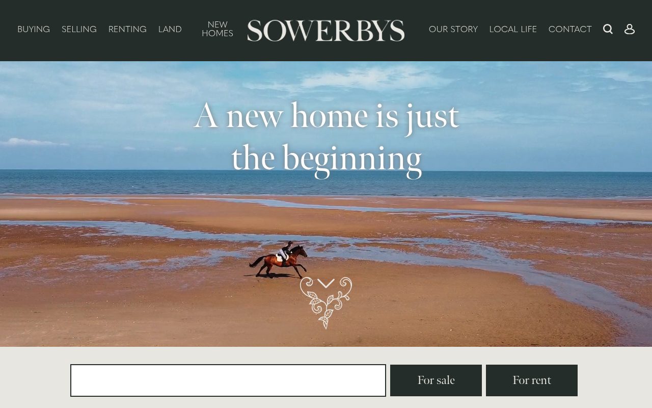 Sowerbys - Norwich website screenshot