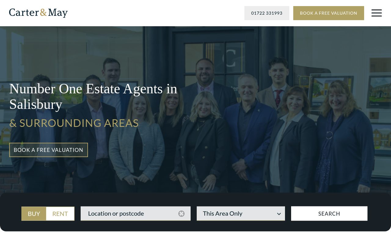Carter & May - Estate Agents website screenshot