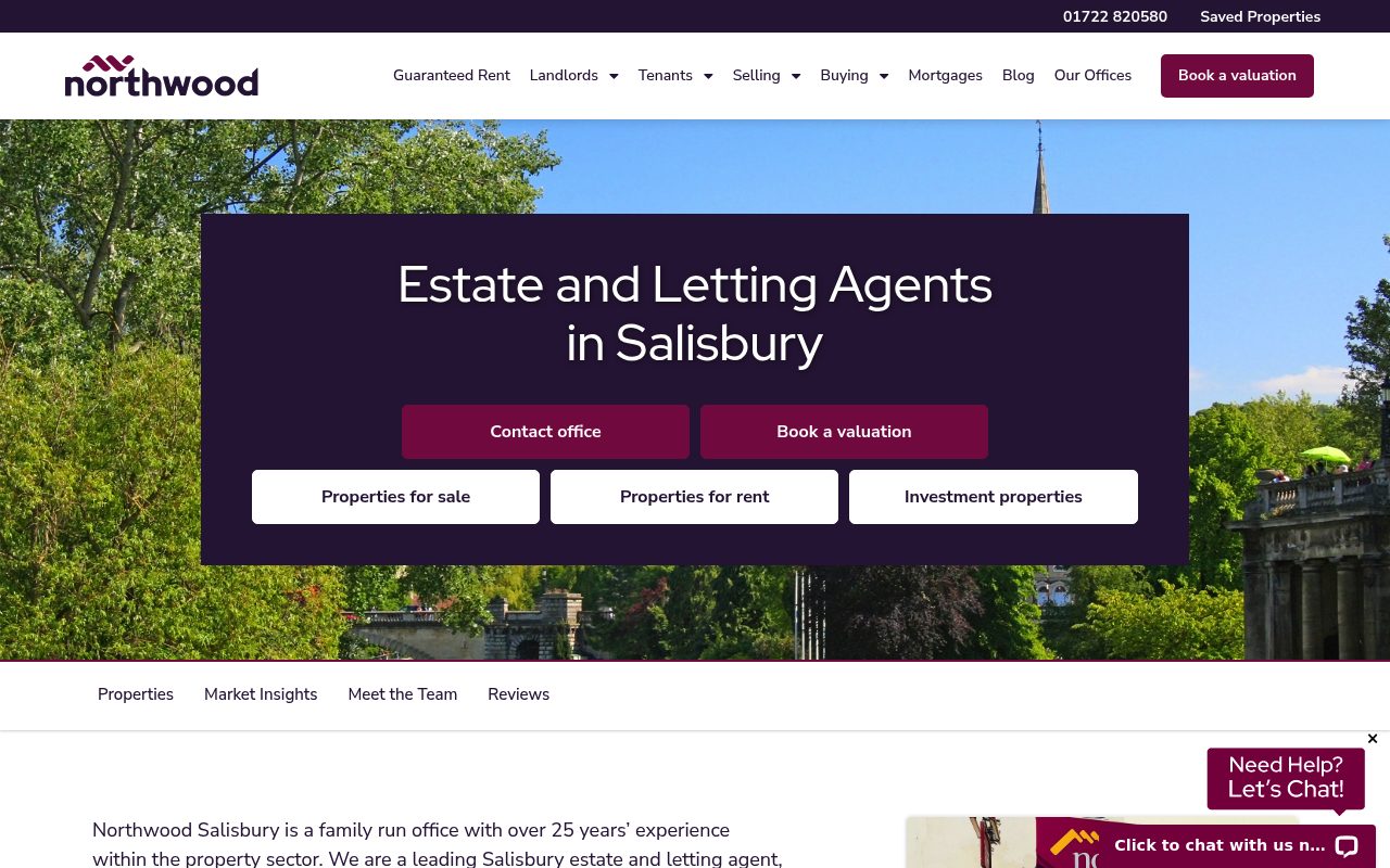 Northwood website screenshot