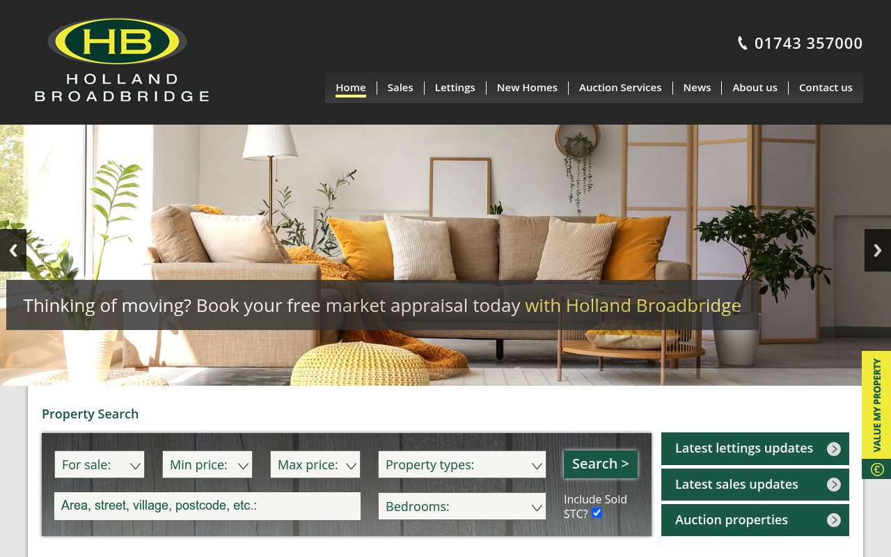 Holland Broadbridge website screenshot